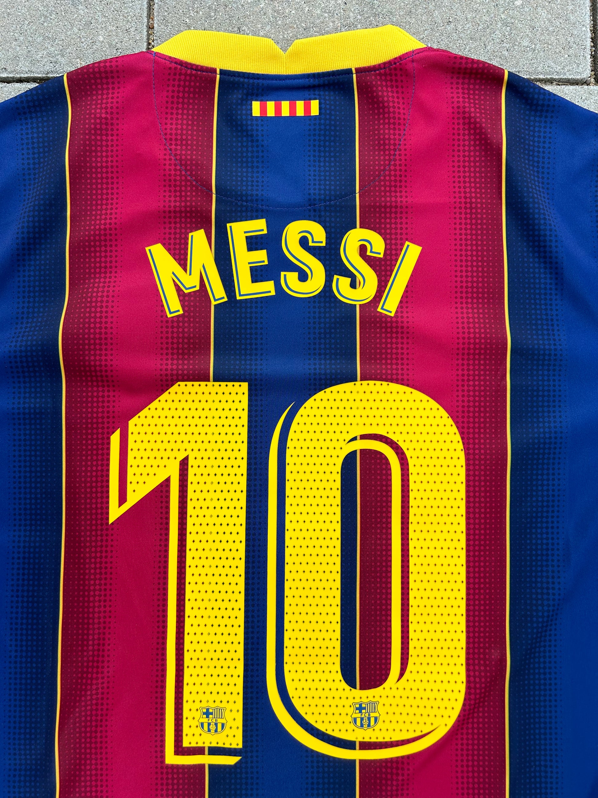 Barcelona 2020/21 Authentic Home Shirt Messi #10 Size XL 7
