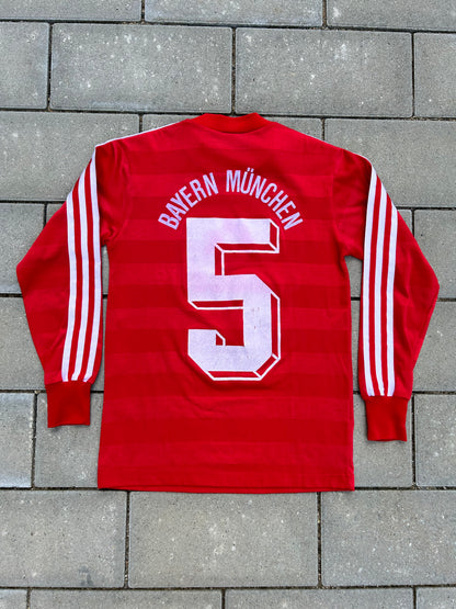 Bayern München 1984/85 Authentic Home Shirt Klaus Augenthaler #5 Size XS