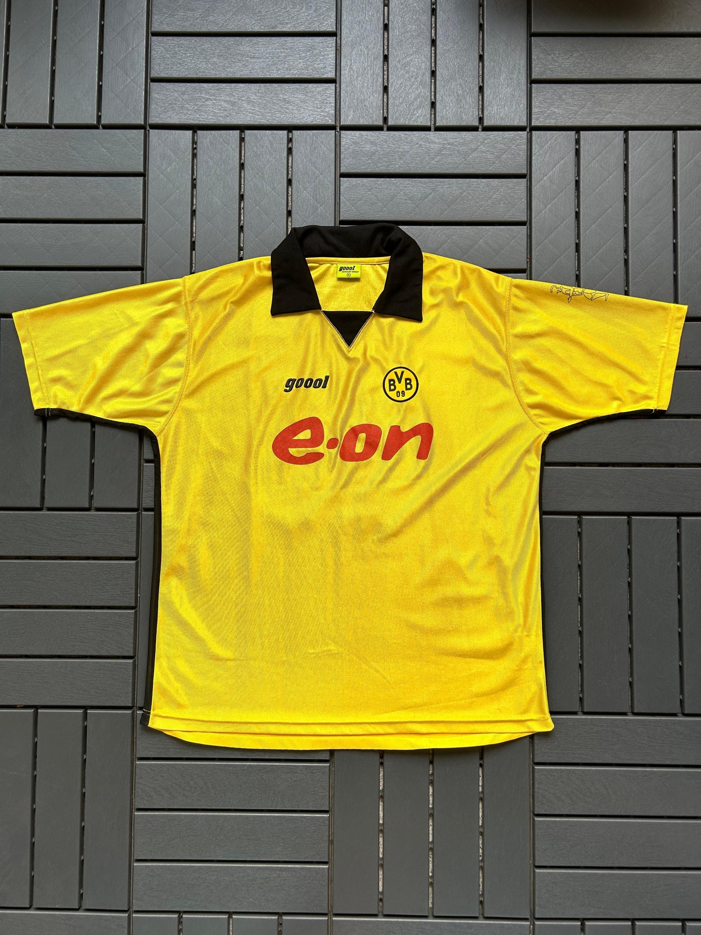 Borussia Dortmund 2003/04 Authentic Euro Home Shirt Jensen #15 Size XL 1