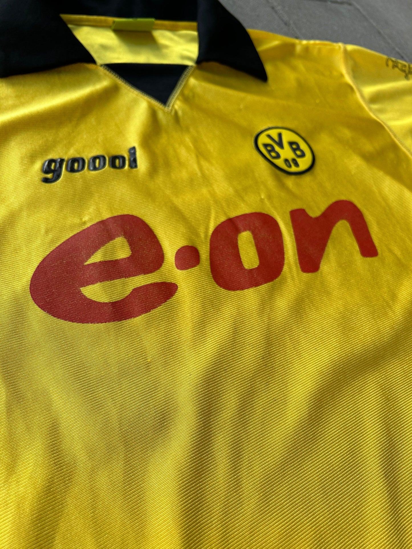 Borussia Dortmund 2003/04 Authentic Euro Home Shirt Odonkor #24 Size M 3