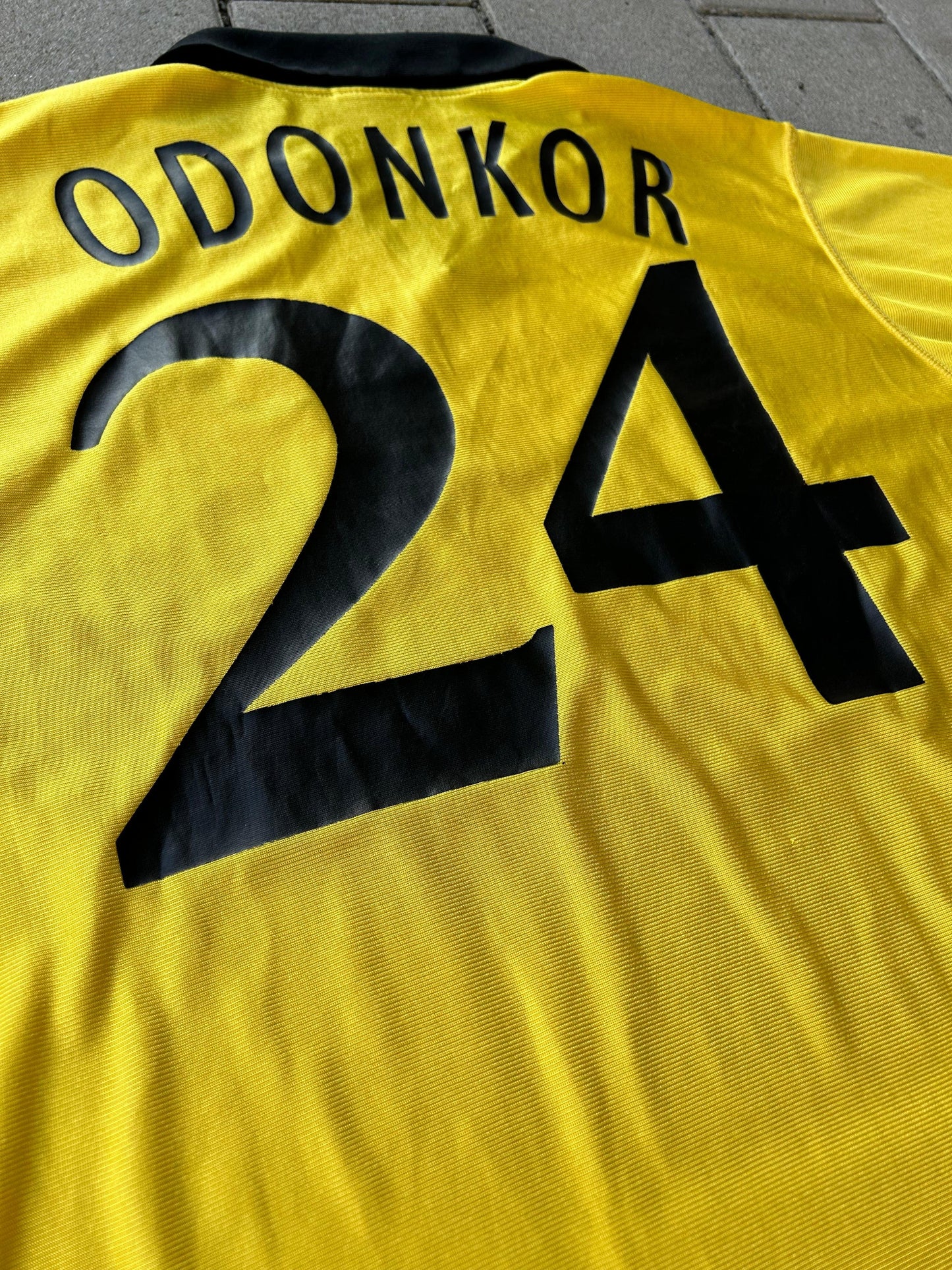 Borussia Dortmund 2003/04 Authentic Euro Home Shirt Odonkor #24 Size M 6