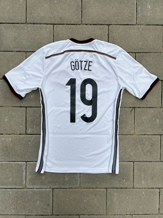 Germany 2014/15 Original Home Shirt Götze #19 Size M