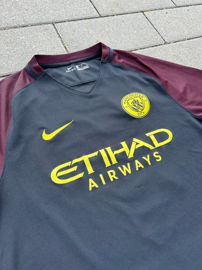 Manchester City 2016/17 Original Away Shirt Kompany #4 Size L