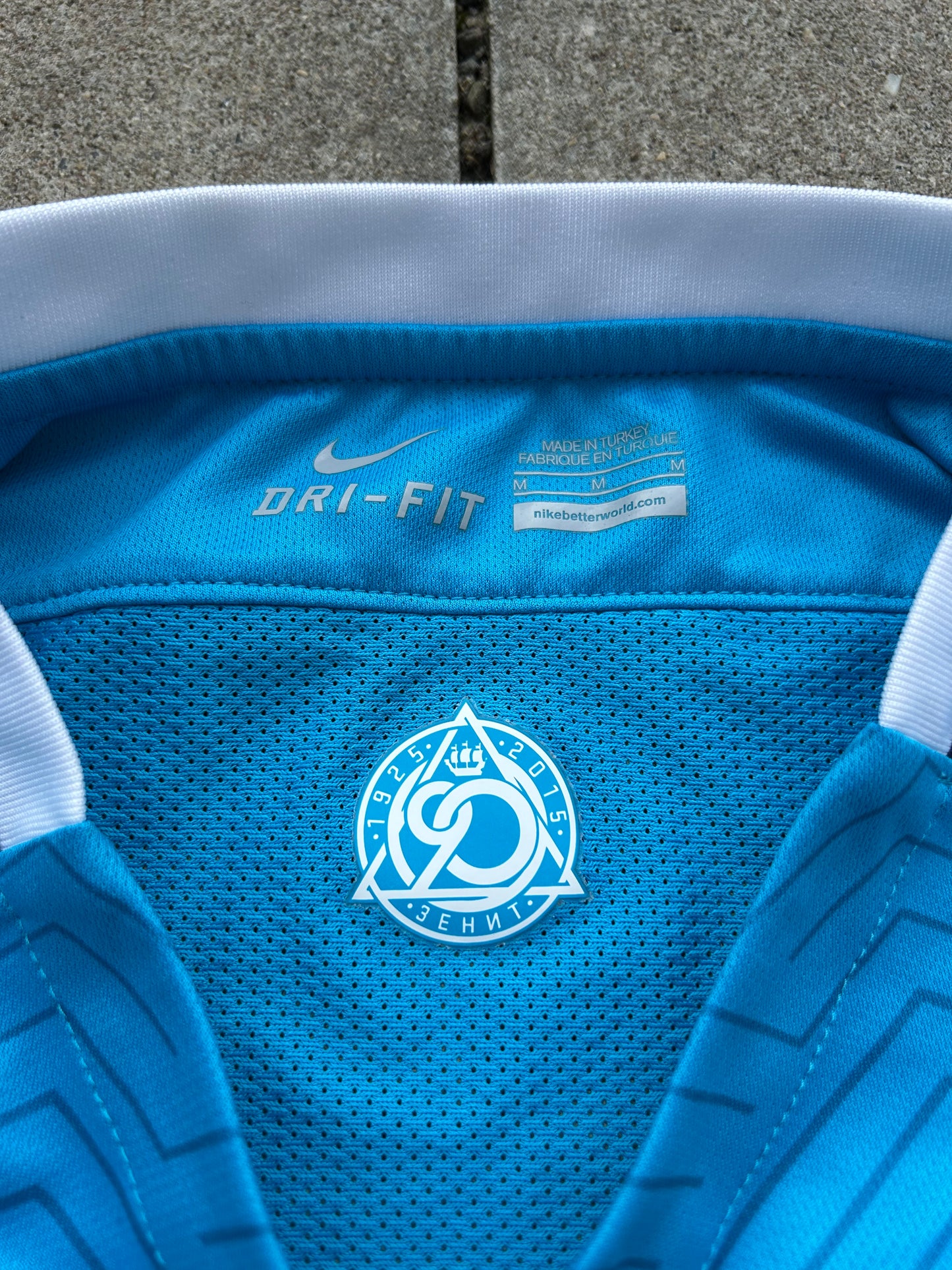 Zenit St. Petersburg 2015/16 Original Spieler Ausgabe Home Shirt L/S Größe M