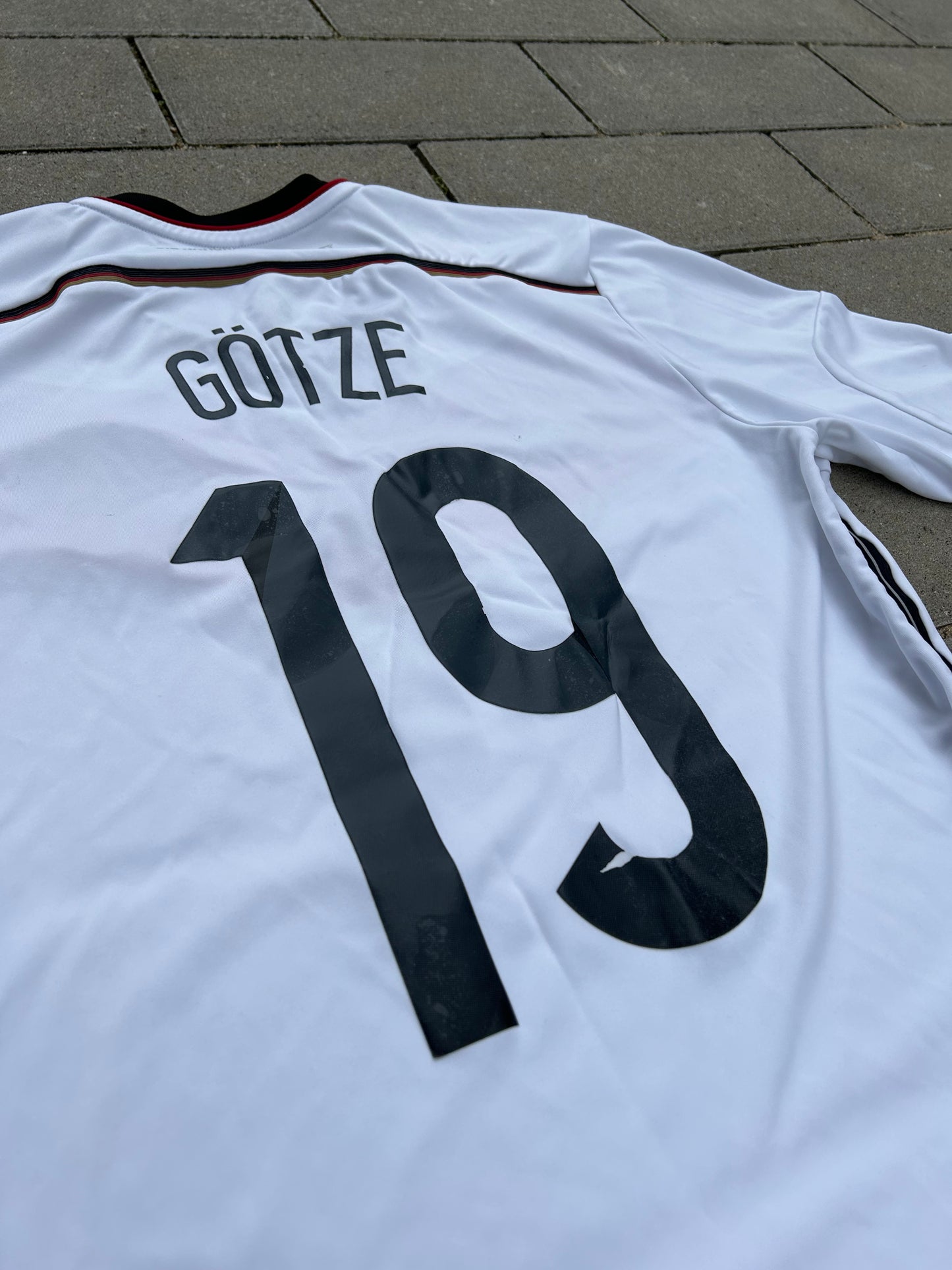 Germany 2014/15 Original Home Shirt Götze #19 Size M