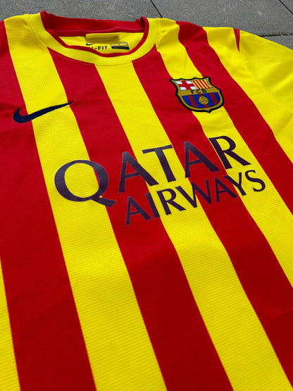 Barcelona 2013/14 Authentic Away Shirt Messi #10 Size L