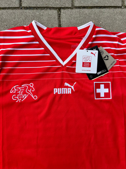 Switzerland 2022/23 Authentic Home Shirt Size M