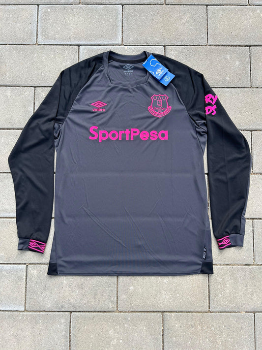 Everton 2018/19 Authentic Away Shirt L/S Size S