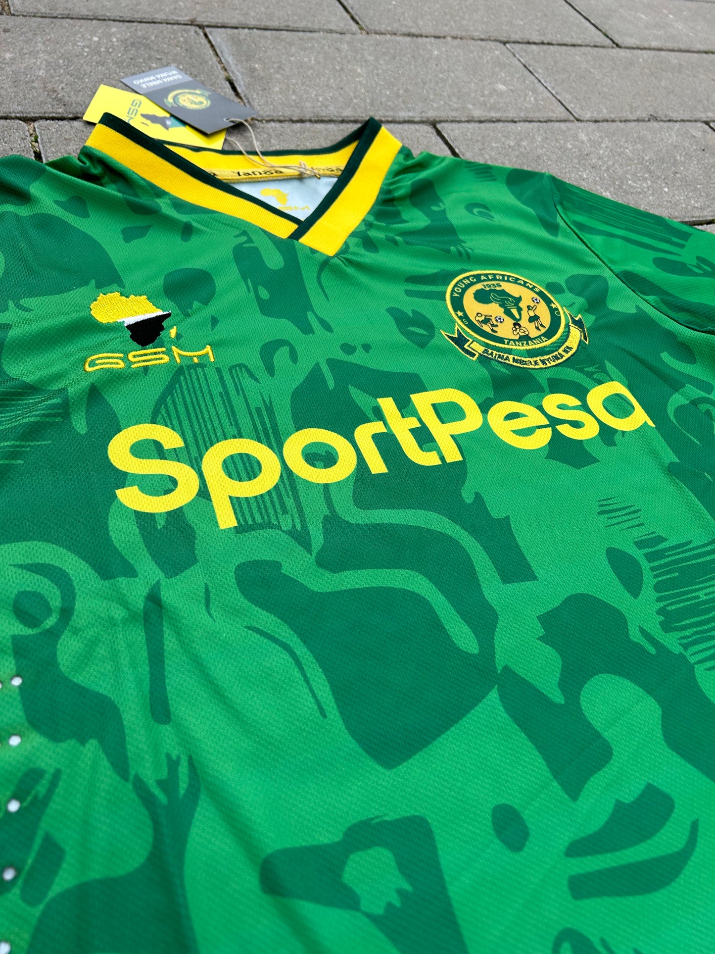 Young Africans SC 2021/22 Original Player Issue Home Shirt Size L