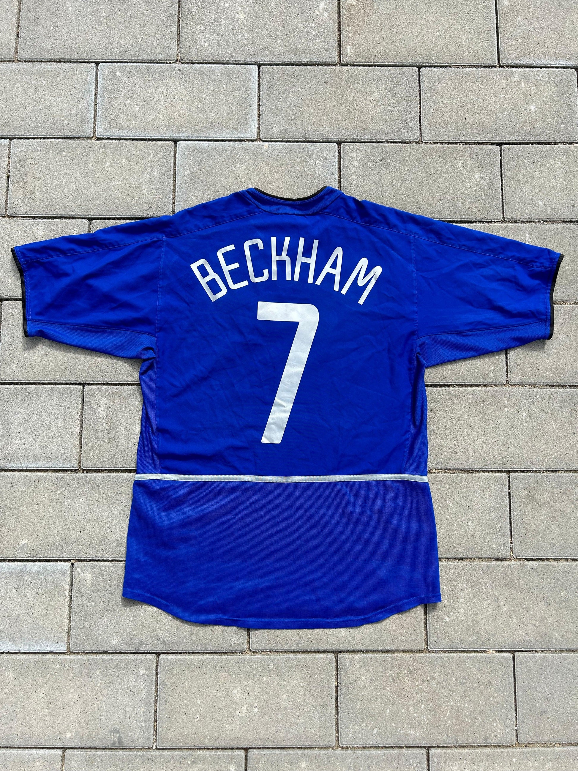 Manchester United 2002/03 Authentic Away Shirt Beckham #7 Size M
