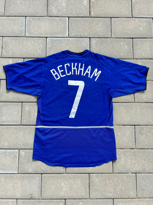 Manchester United 2002/03 Authentic Away Shirt Beckham #7 Size M