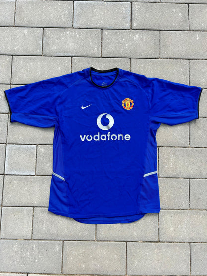 Manchester United 2002/03 Authentic Away Shirt Beckham #7 Size M 1