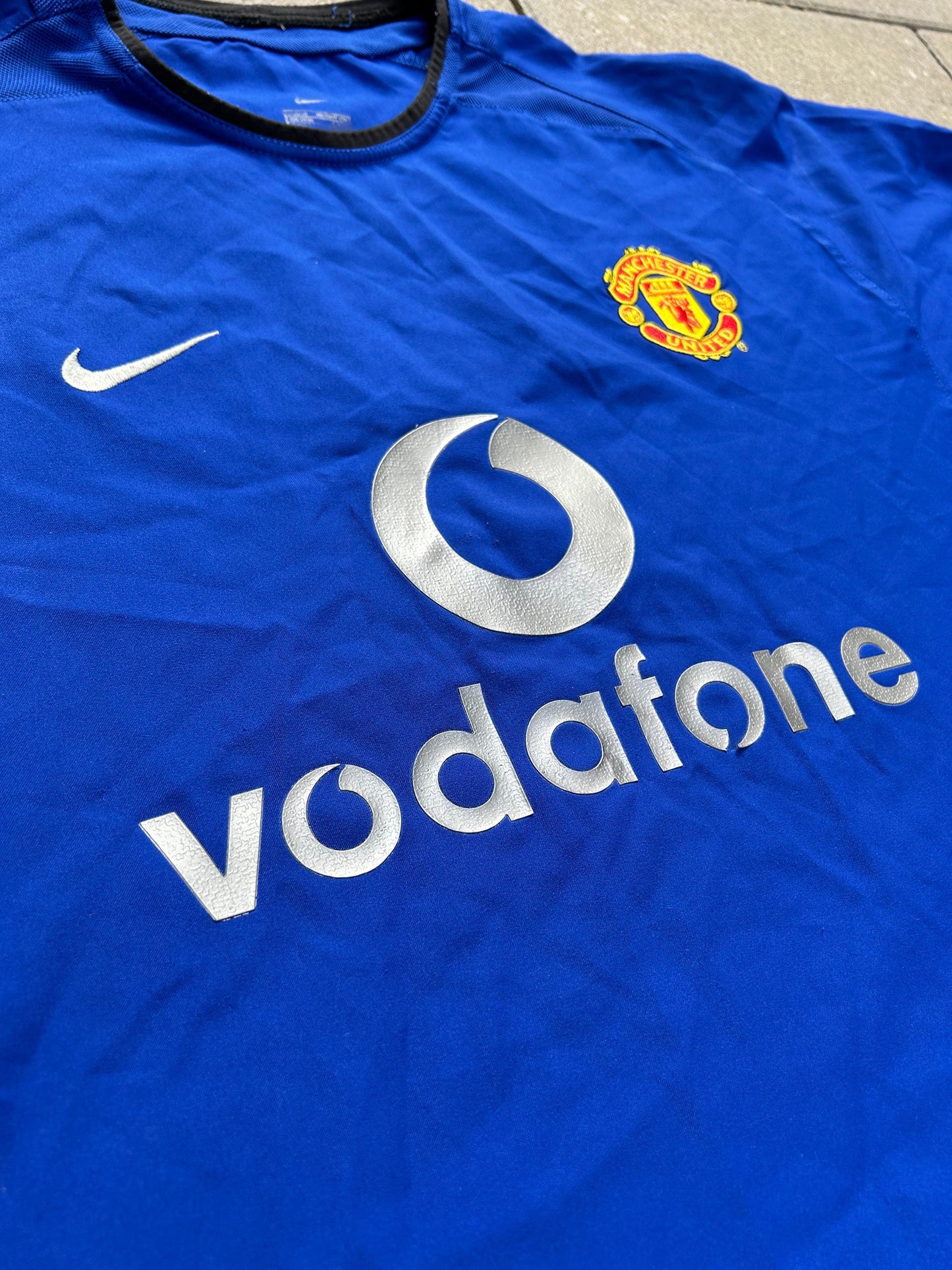 Manchester United 2002/03 Authentic Away Shirt Beckham #7 Size M 3