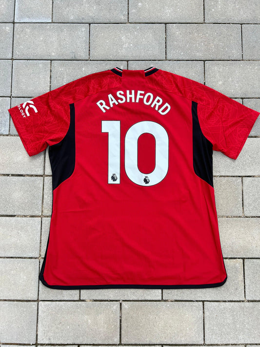 Manchester United 2023/24 Authentic Home Shirt Rashford #9 Size XXL