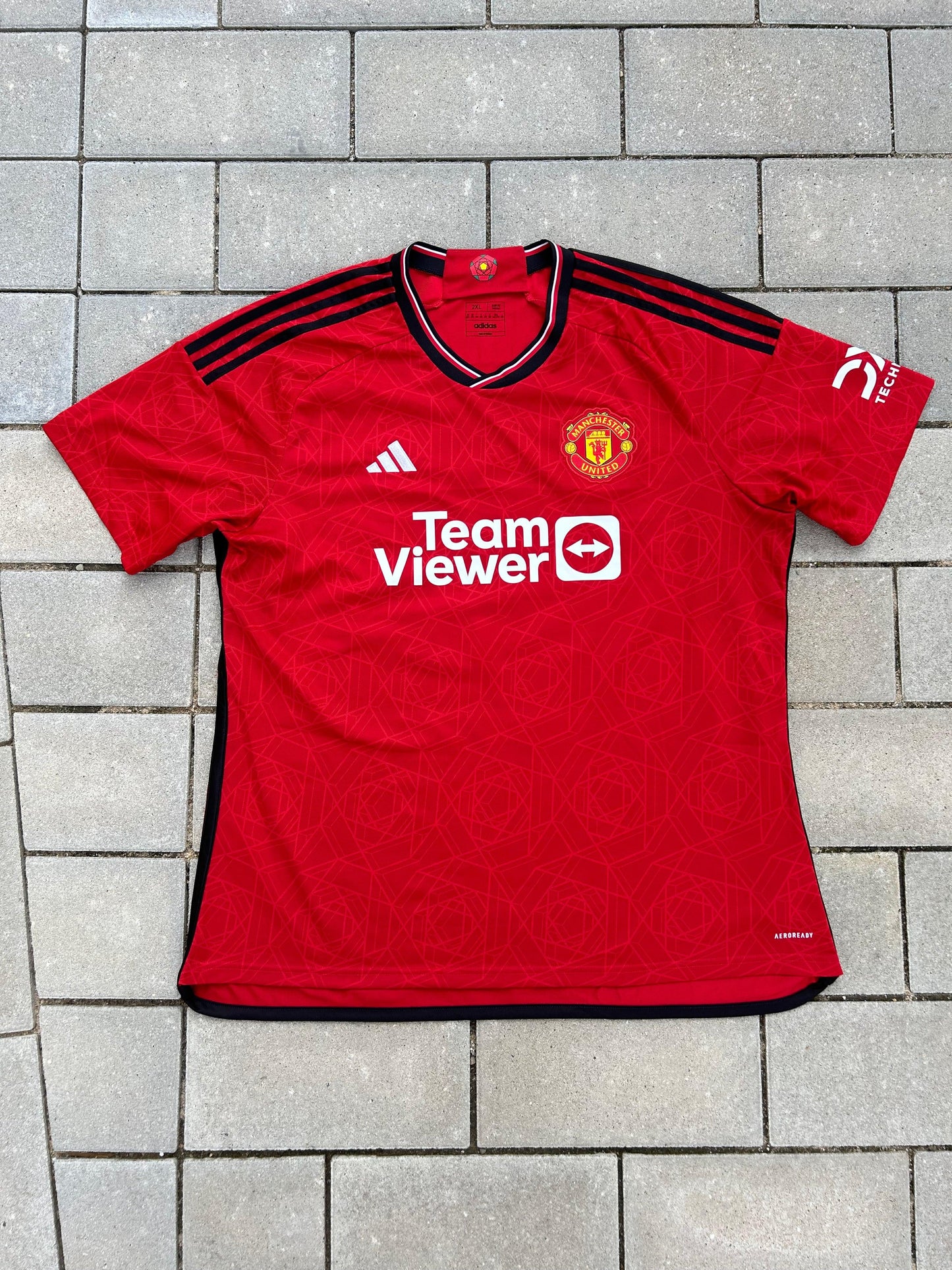 Manchester United 2023/24 Authentic Home Shirt Rashford #9 Size XXL 1