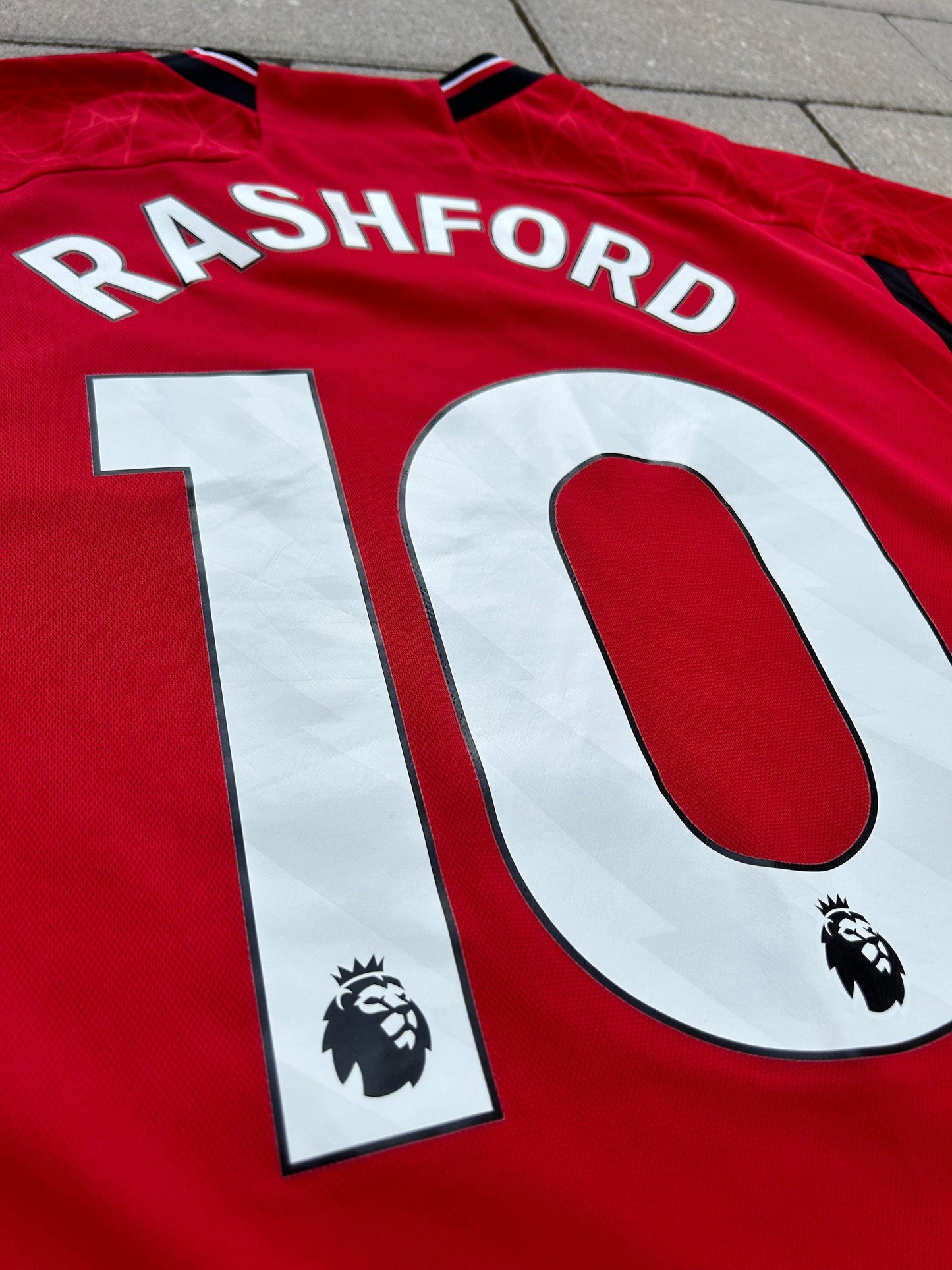 Manchester United 2023/24 Authentic Home Shirt Rashford #9 Size XXL 5