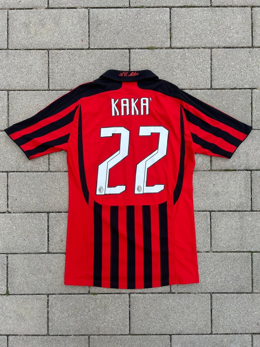 AC Milan 2007/08 Original Home Shirt Kaká #22 Size S - Shorty Football Shirts