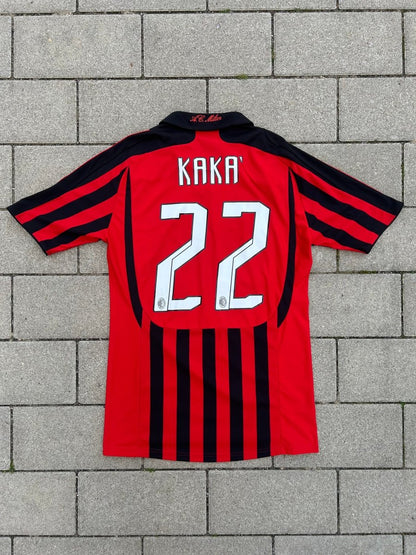 AC Milan 2007/08 Original Home Shirt Kaká #22 Size S - Shorty Football Shirts