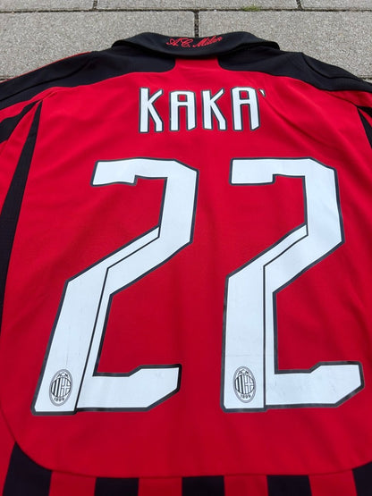 AC Milan 2007/08 Original Home Shirt Kaká #22 Size S - Shorty Football Shirts