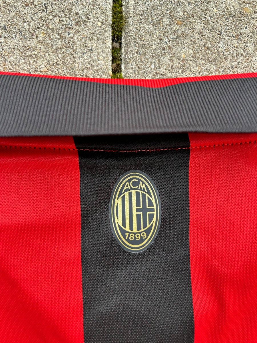 AC Milan 2024/25 Original 125th Anniversary Shirt L/S Size S - Shorty Football Shirts