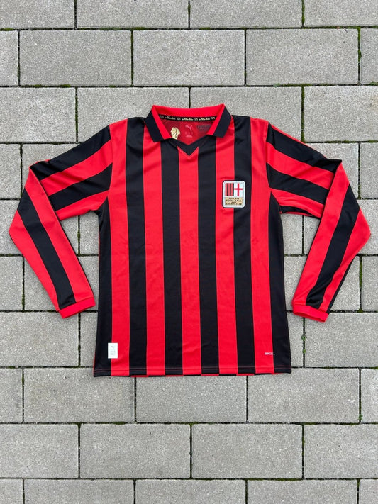 AC Milan 2024/25 Original 125th Anniversary Shirt L/S Size S - Shorty Football Shirts