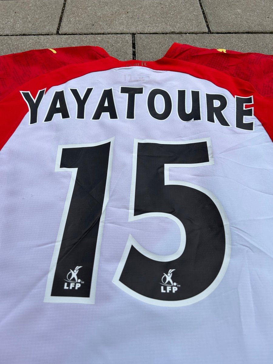 AS Monaco 2006/07 Original Home Shirt Yaya Touré #15 Size L - Shorty Football Shirts
