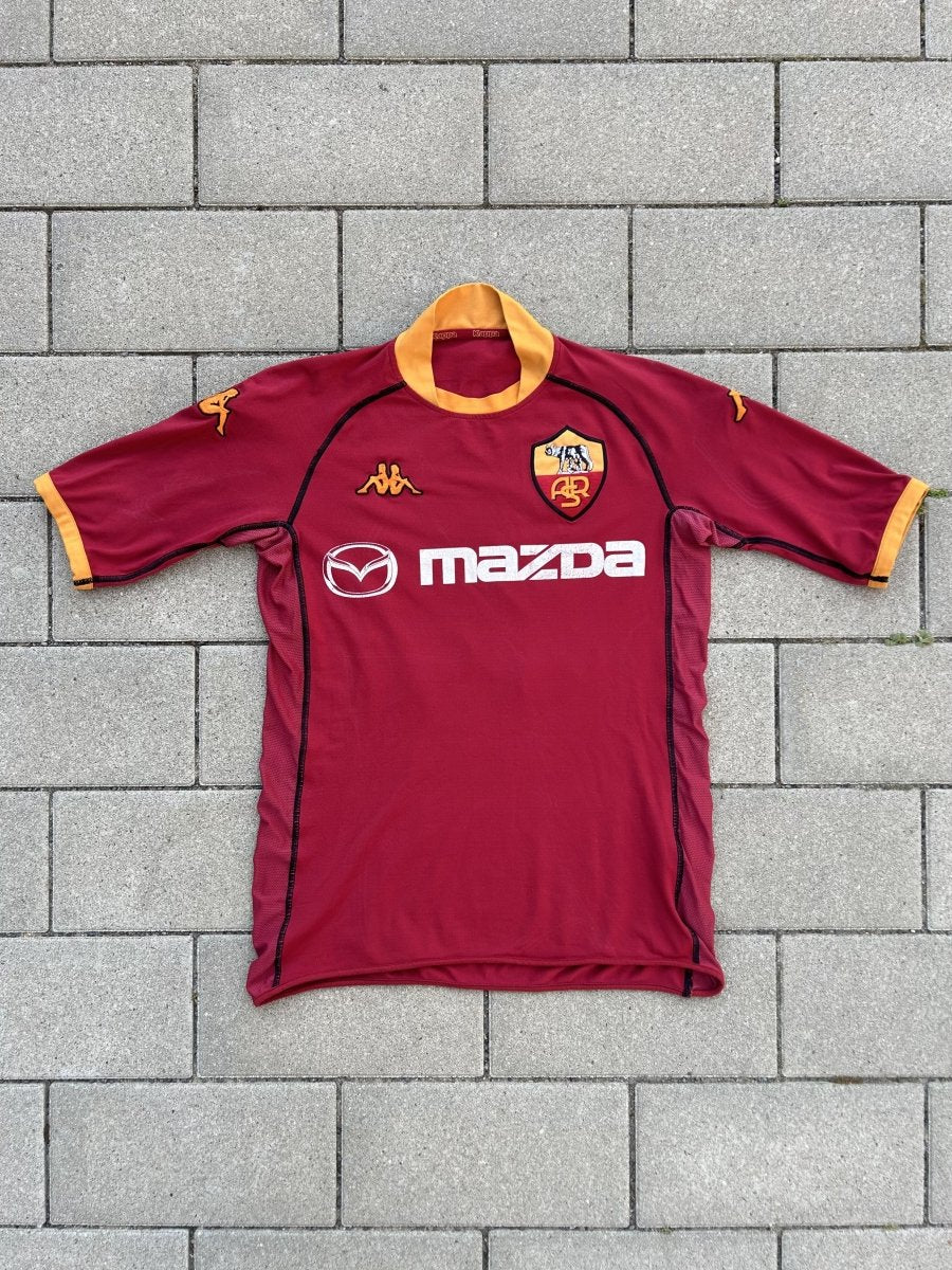 AS Roma 2002/03 Original Home Shirt Batistuta #33 Size L - Shorty Football Shirts