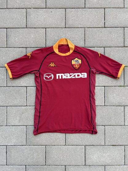 AS Roma 2002/03 Original Home Shirt Batistuta #33 Size L - Shorty Football Shirts