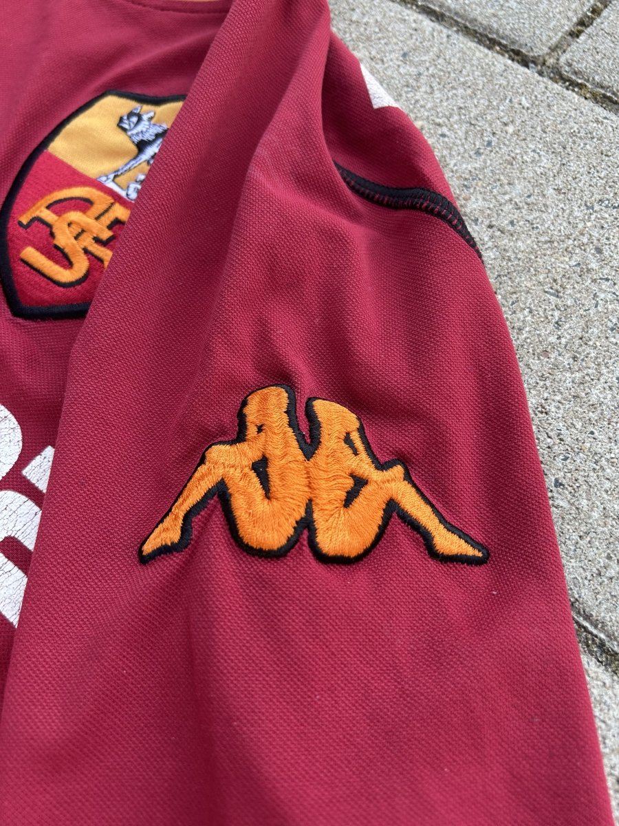 AS Roma 2002/03 Original Home Shirt Batistuta #33 Size L - Shorty Football Shirts