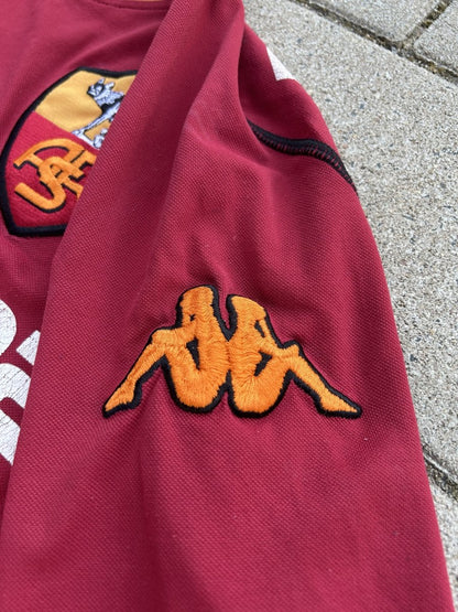 AS Roma 2002/03 Original Home Shirt Batistuta #33 Size L - Shorty Football Shirts