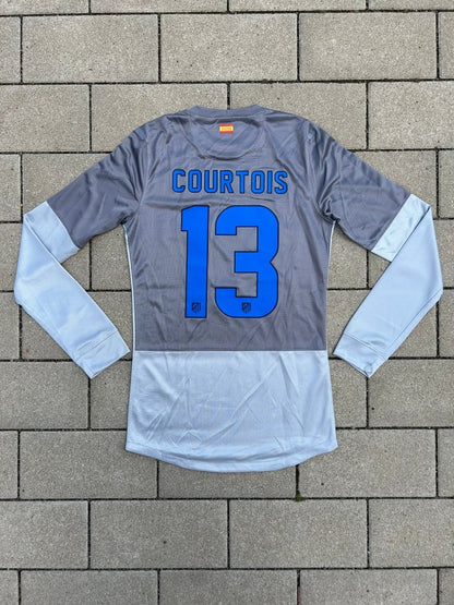 Atlético Madrid 2012/13 Original Player Issue GK Shirt Courtois #13 Size S - Shorty Football Shirts