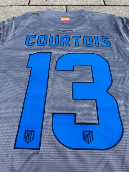 Atlético Madrid 2012/13 Original Player Issue GK Shirt Courtois #13 Size S - Shorty Football Shirts