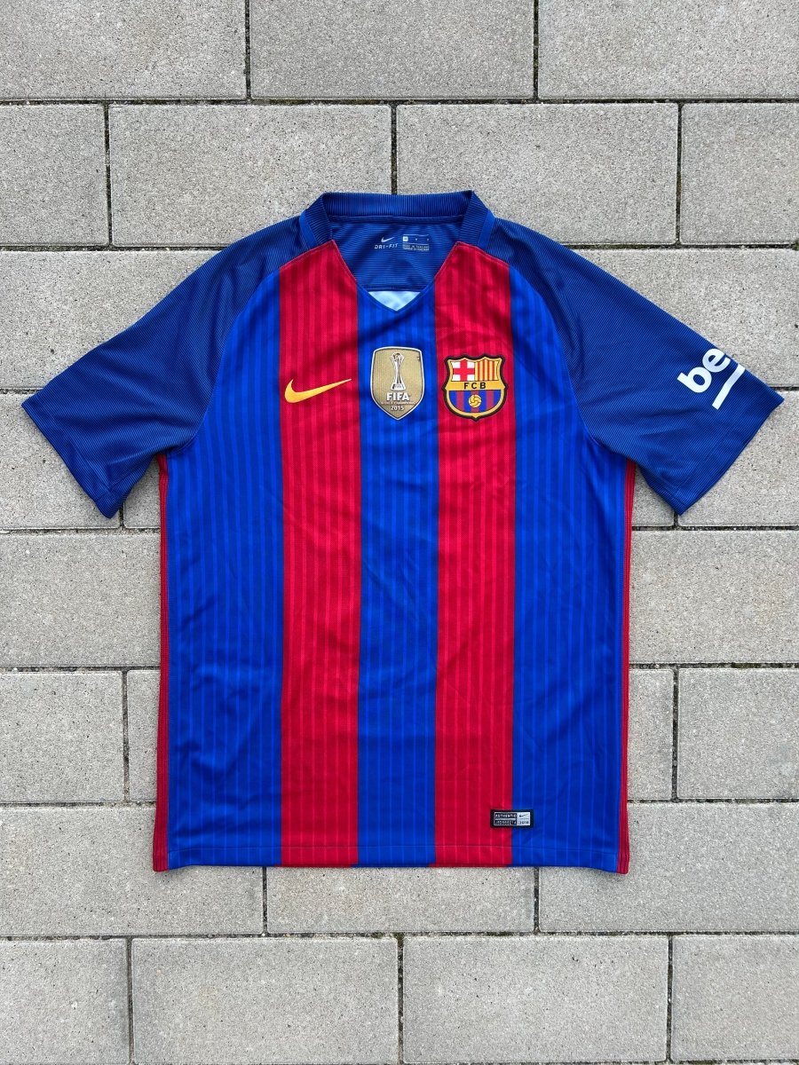 Barcelona 2016/17 Original Home Shirt Messi 10 Size M - Shorty Football Shirts