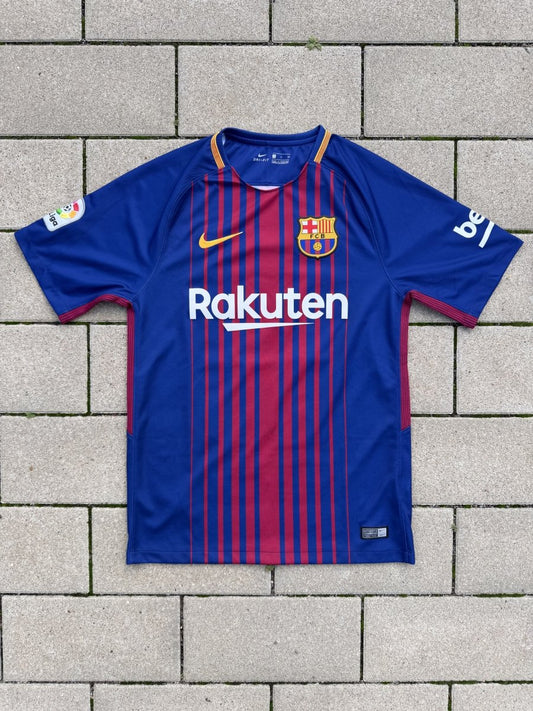 Barcelona 2017/18 Original Home Shirt Jordi Alba #18 Size S - Shorty Football Shirts
