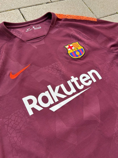 Barcelona 2017/18 Original Third Shirt Messi 10 Size L - Shorty Football Shirts