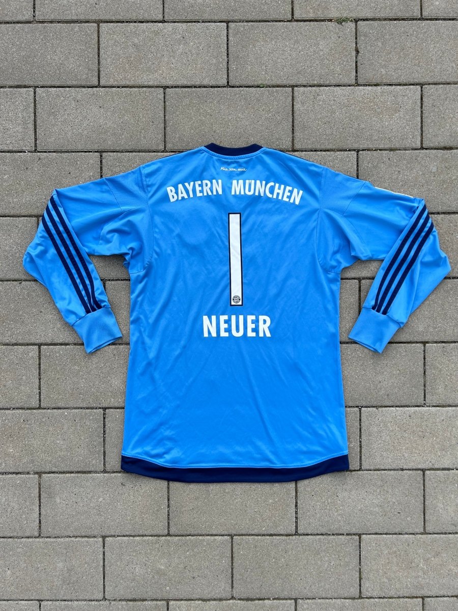 Bayern München 2015/16 Original GK Shirt Neuer #1 Size M - Shorty Football Shirts