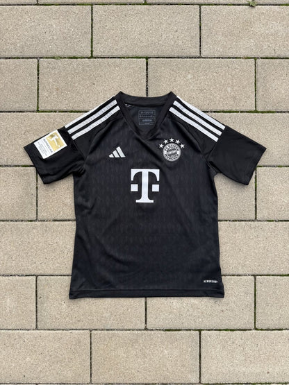 Bayern München 2023/24 Original GK Shirt Neuer #1 Size 152 11/12Y Kids - Shorty Football Shirts