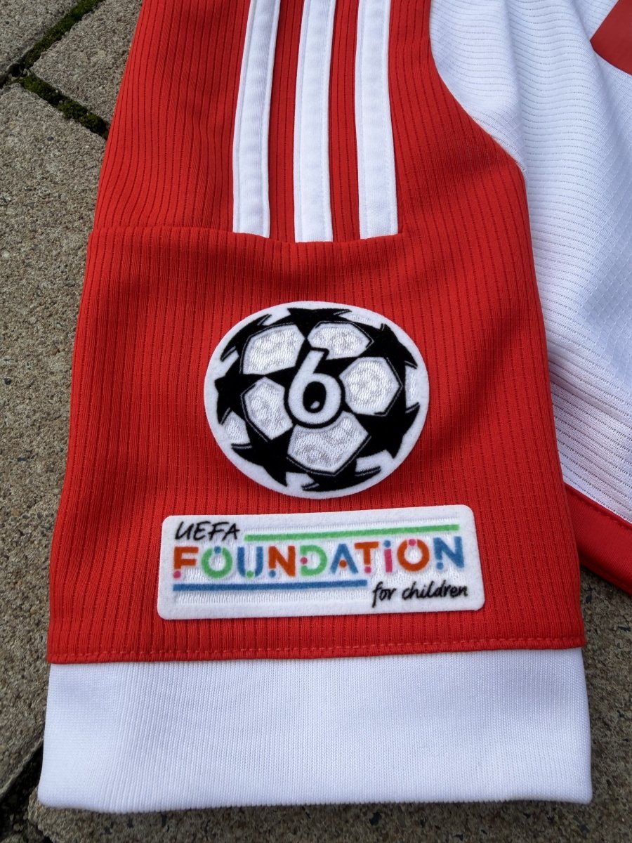 Bayern München 2023/24 Original Home Shirt Sané #10 Size 140 9/10Y Kids - Shorty Football Shirts