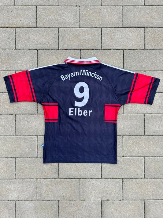 Bayern München 1997/99 Original Home Shirt Elber 9 Size M - Shorty Football Shirts