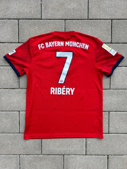 Bayern München 2018/19 Home Shirt Ribéry 7 Size M - Shorty Football Shirts