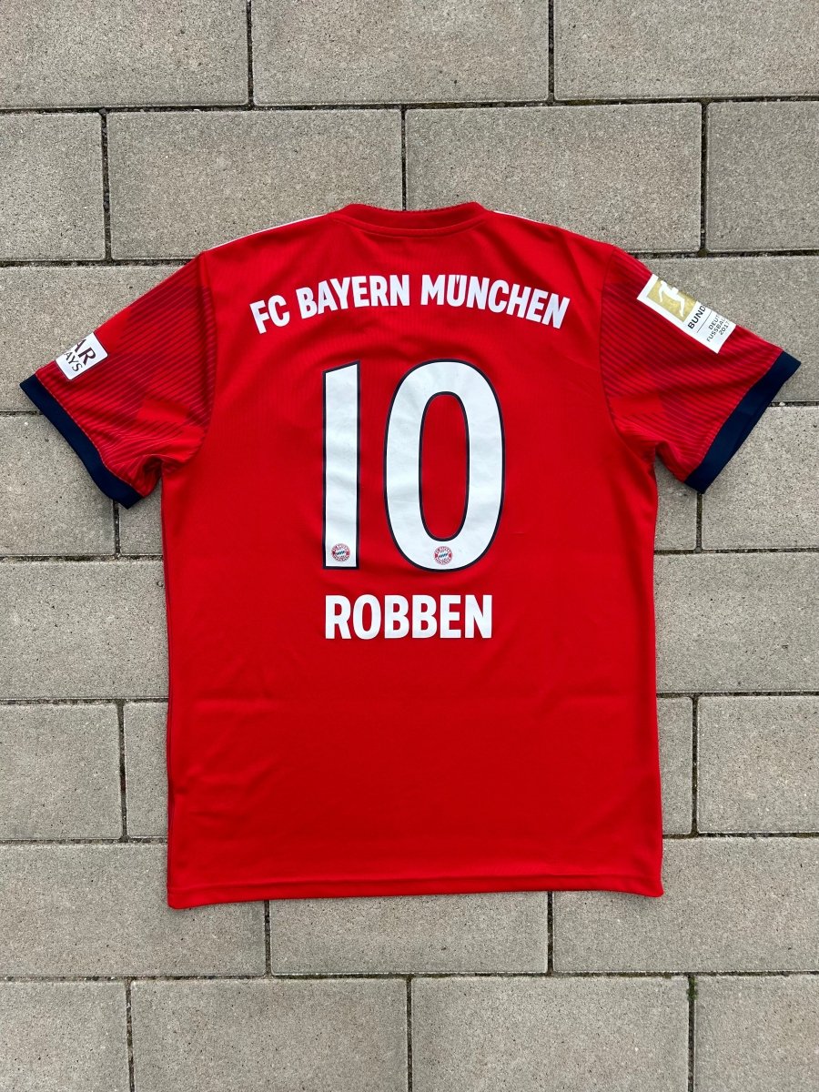 Bayern München 2018/19 Home Shirt Robben 10 Size M - Shorty Football Shirts