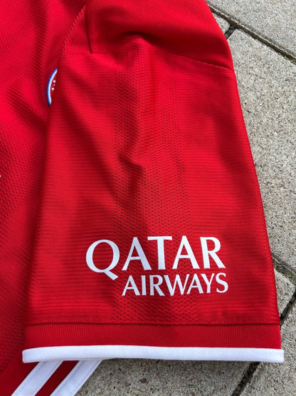 Bayern München 2020/21 Original Home Shirt Sané 10 Size S - Shorty Football Shirts