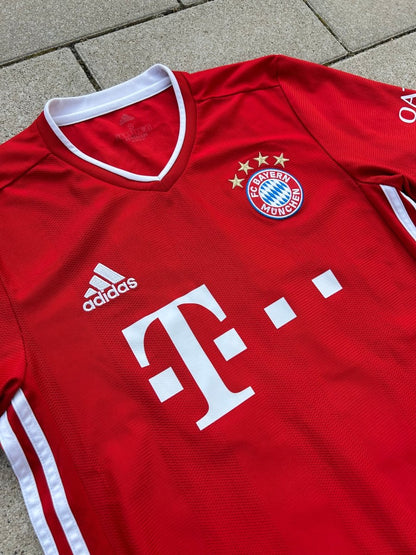 Bayern München 2020/21 Original Home Shirt Sané 10 Size S - Shorty Football Shirts