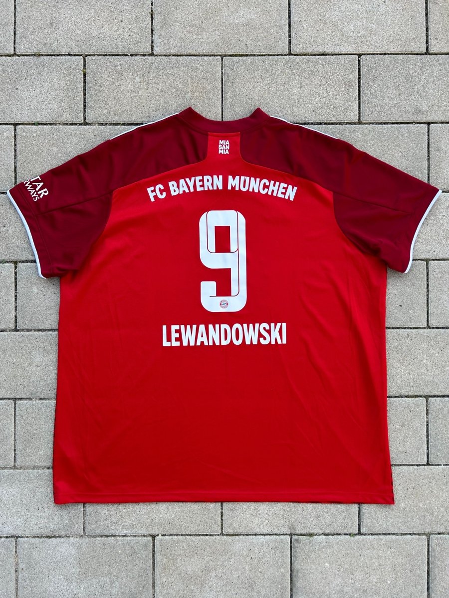 Bayern München 2021/22 Home Shirt Lewandowski 9 Size XXXL - Shorty Football Shirts