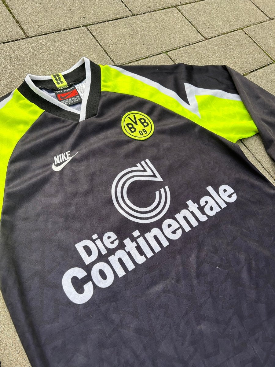 Borussia Dortmund 1995/96 Original Away L/S Shirt Size M - Shorty Football Shirts