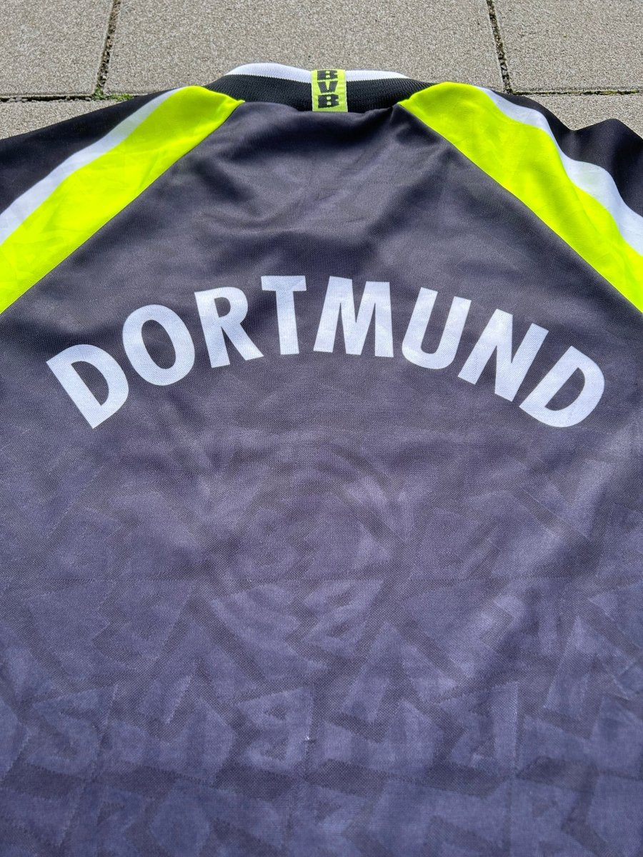 Borussia Dortmund 1995/96 Original Away L/S Shirt Size M - Shorty Football Shirts