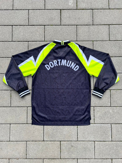 Borussia Dortmund 1995/96 Original Away L/S Shirt Size M - Shorty Football Shirts