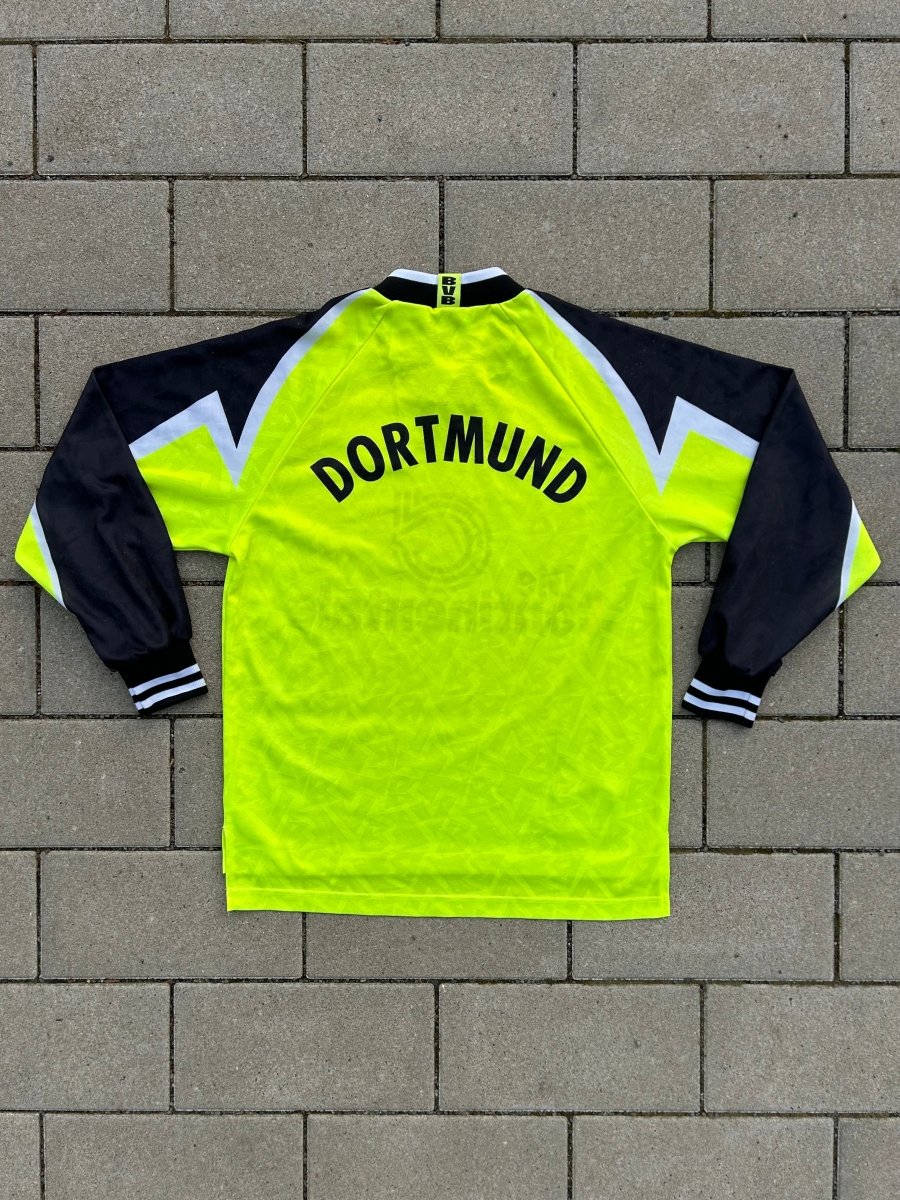 Borussia Dortmund 1995/96 Original Home L/S Shirt Size S - Shorty Football Shirts