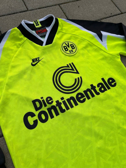 Borussia Dortmund 1995/96 Original Home L/S Shirt Size S - Shorty Football Shirts