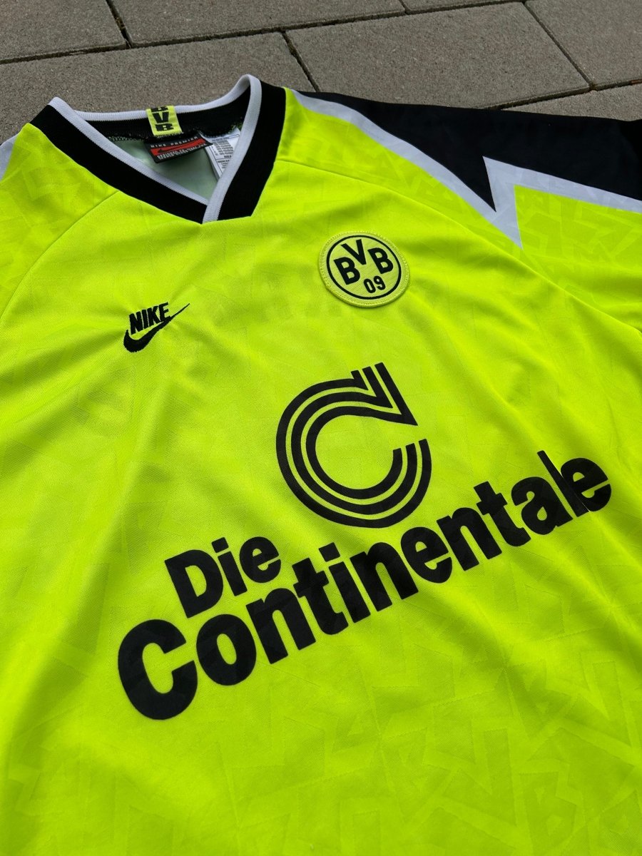 Borussia Dortmund 1995/96 Original Home Shirt L/S Size XL - Shorty Football Shirts